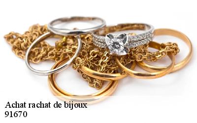 Achat rachat de bijoux  91670